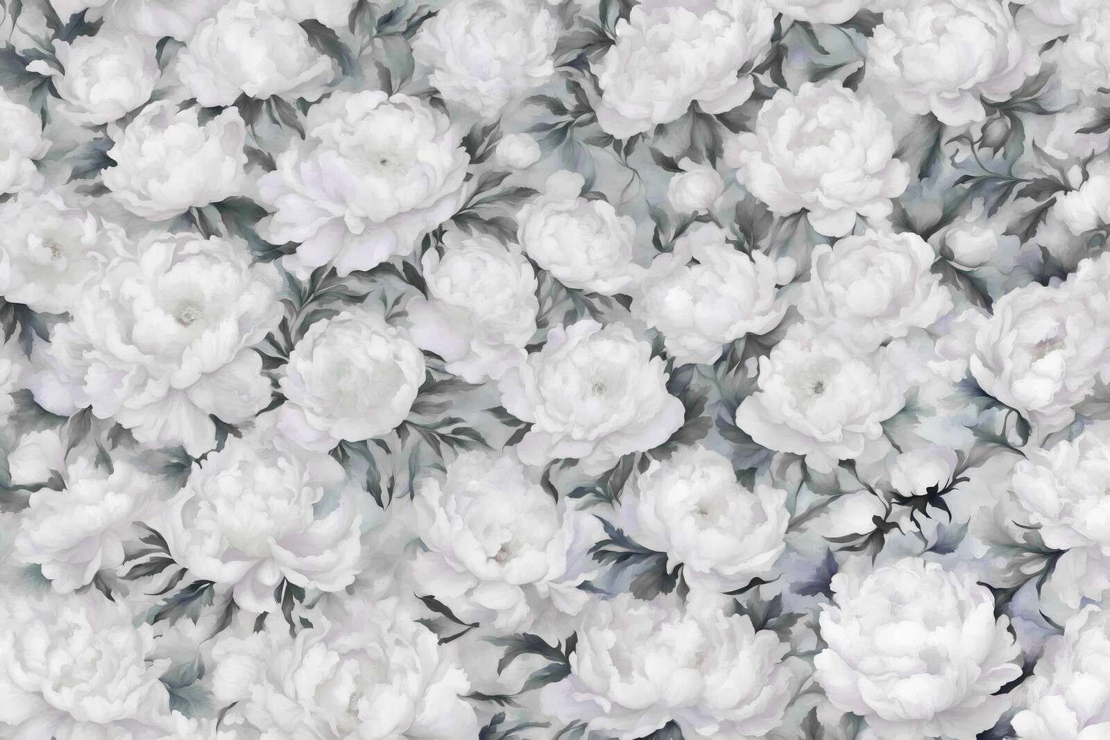 Peonie`s Wall Blue