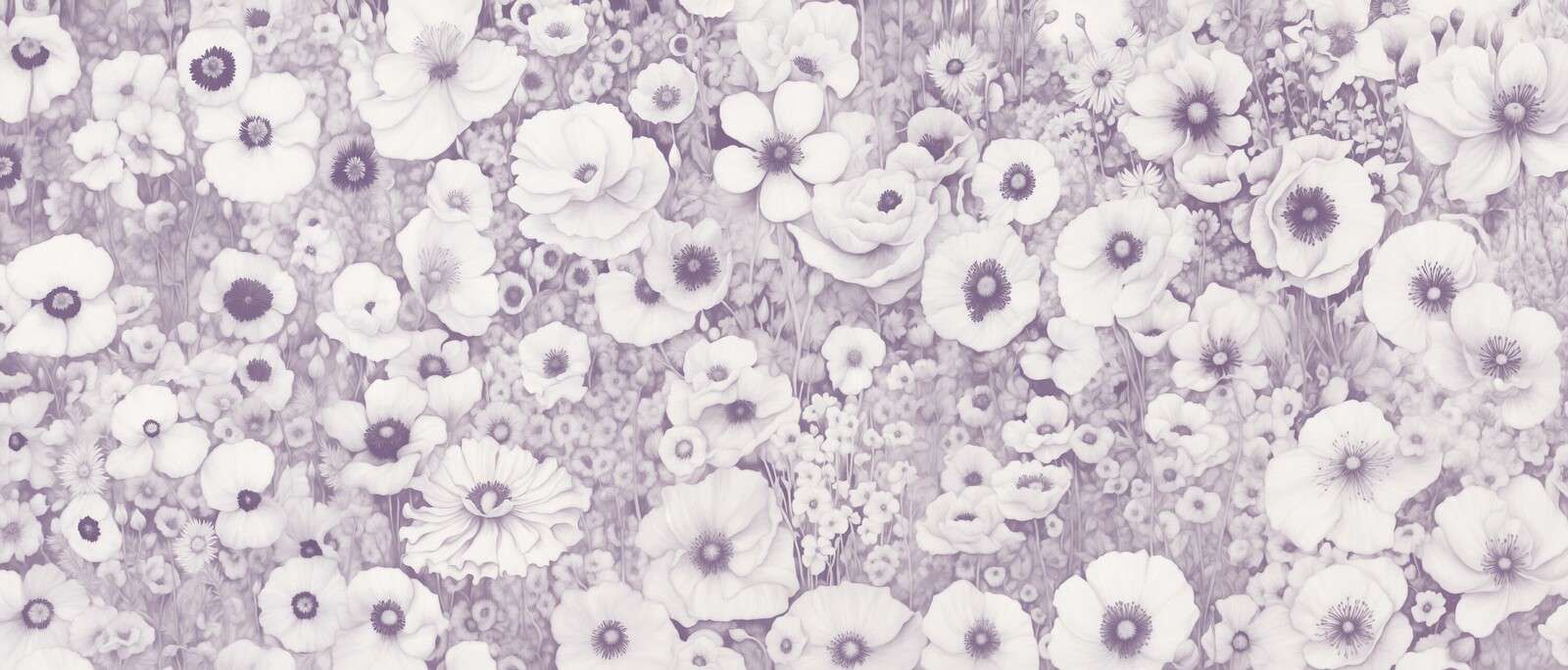Poppy Tale Monochrome Pink
