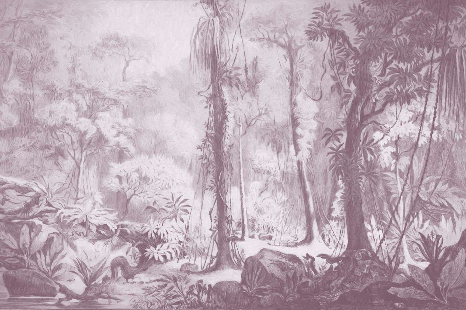 Tropic forest - pink