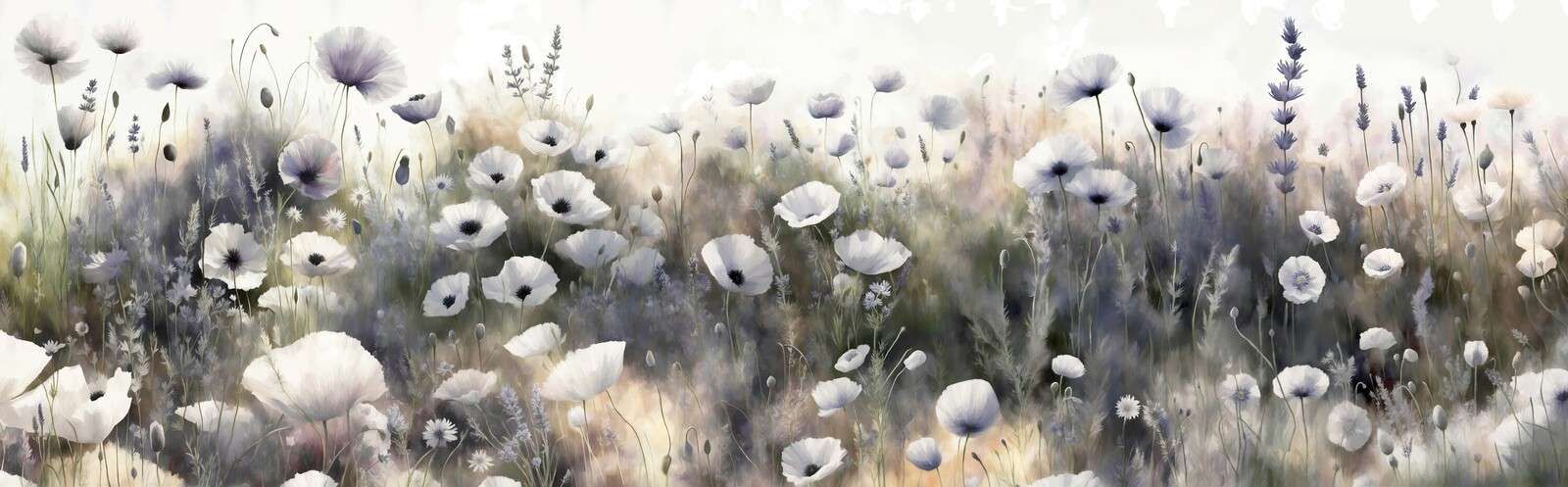 Wildflower dance - blue