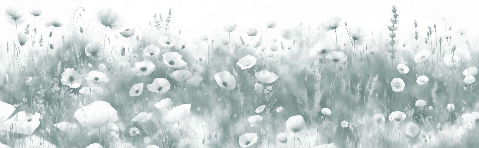 Wildflower dance - dark green