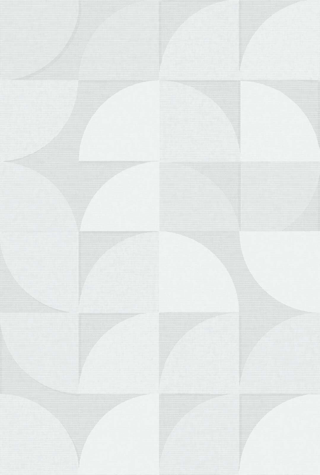 Zachte geometrische bogen in grijs