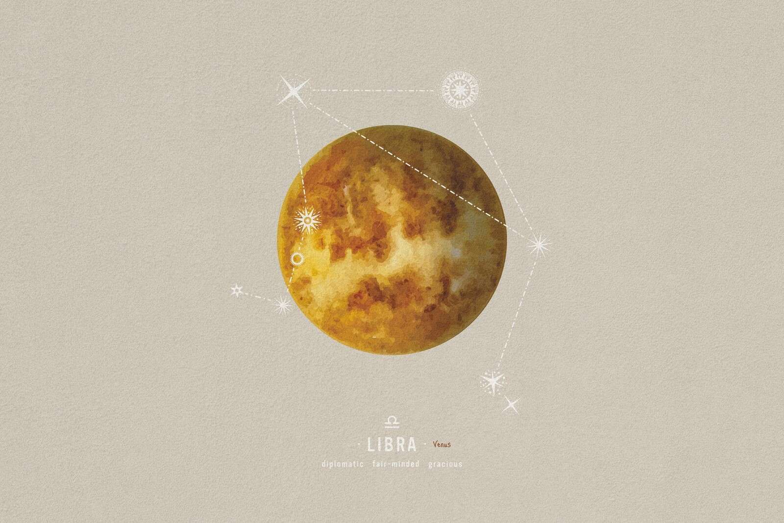 Libra In Venusgloed Balans