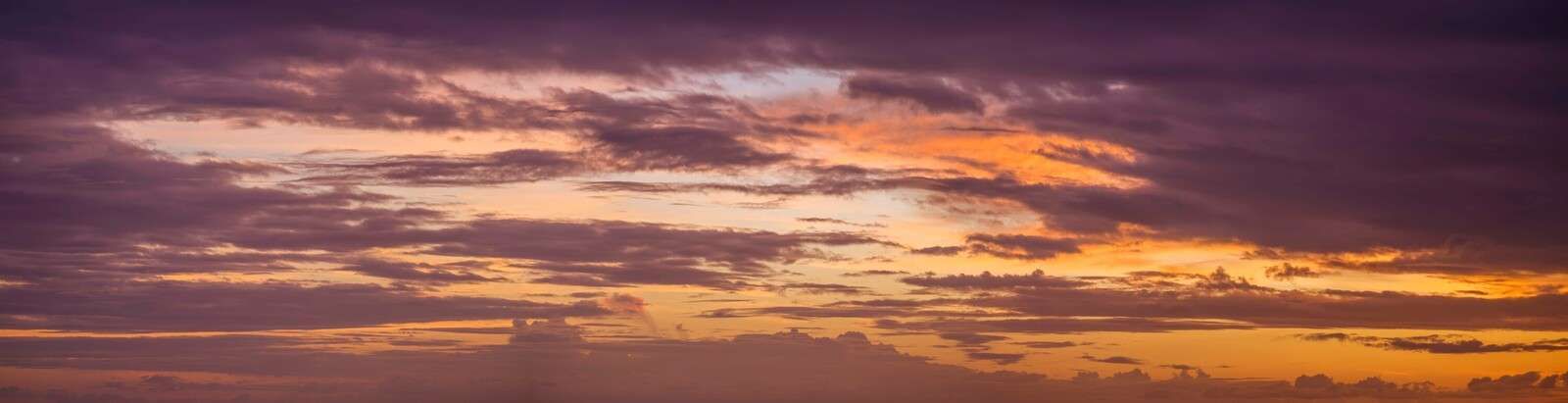 Panoramic view of dramatic sky with dark clouds