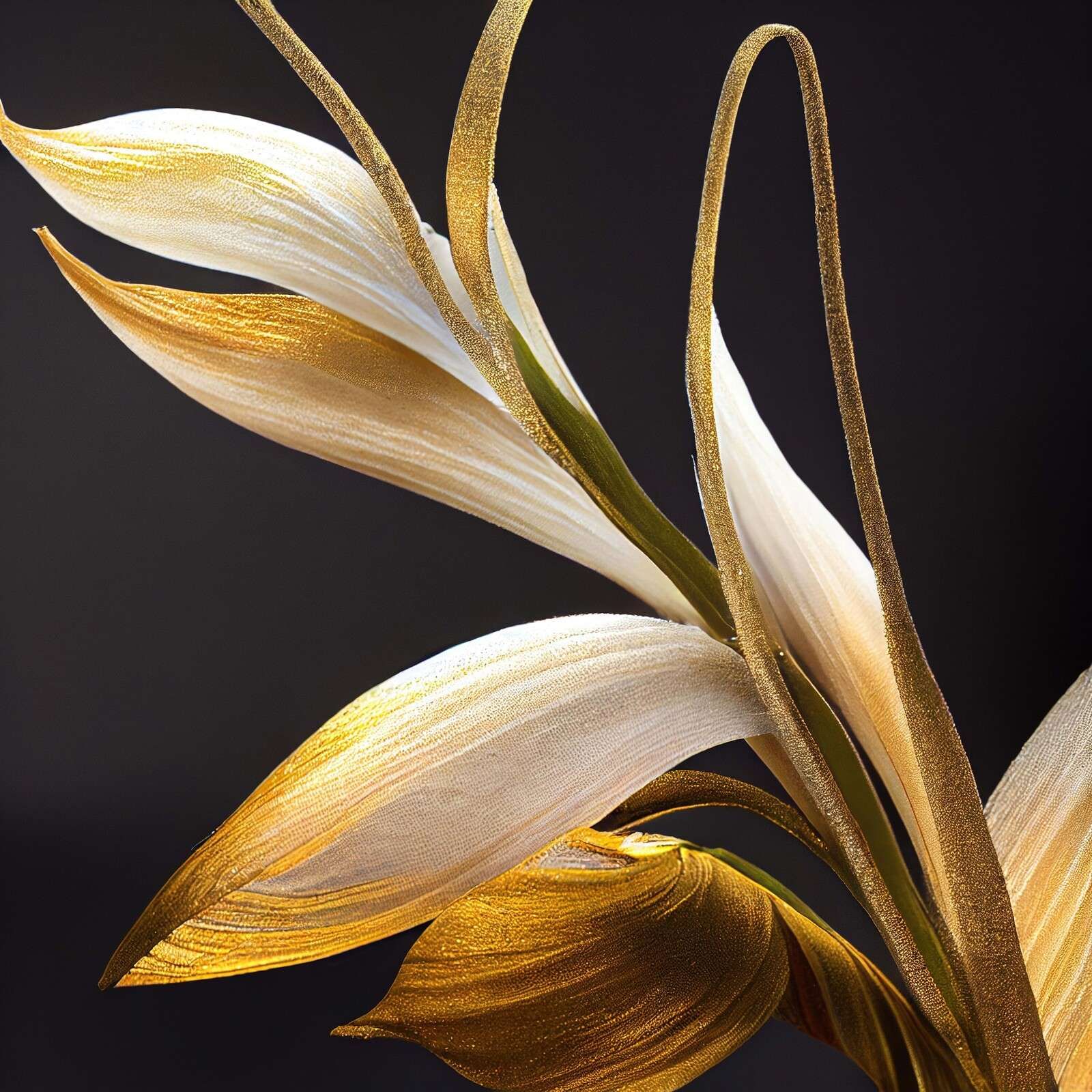 Macro Foxtail orchid Flower