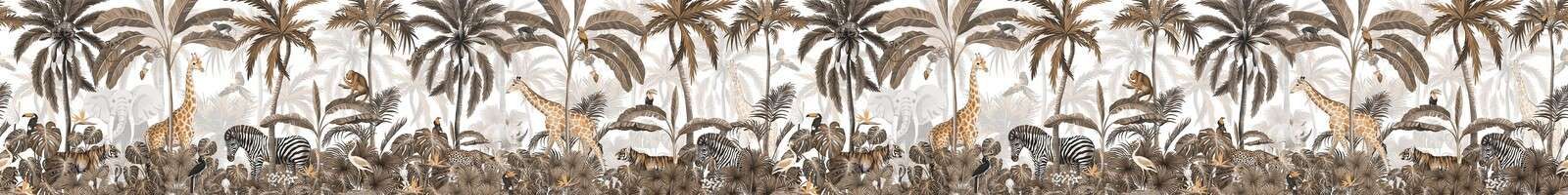 Jungle Jive Sepia - Panorama double