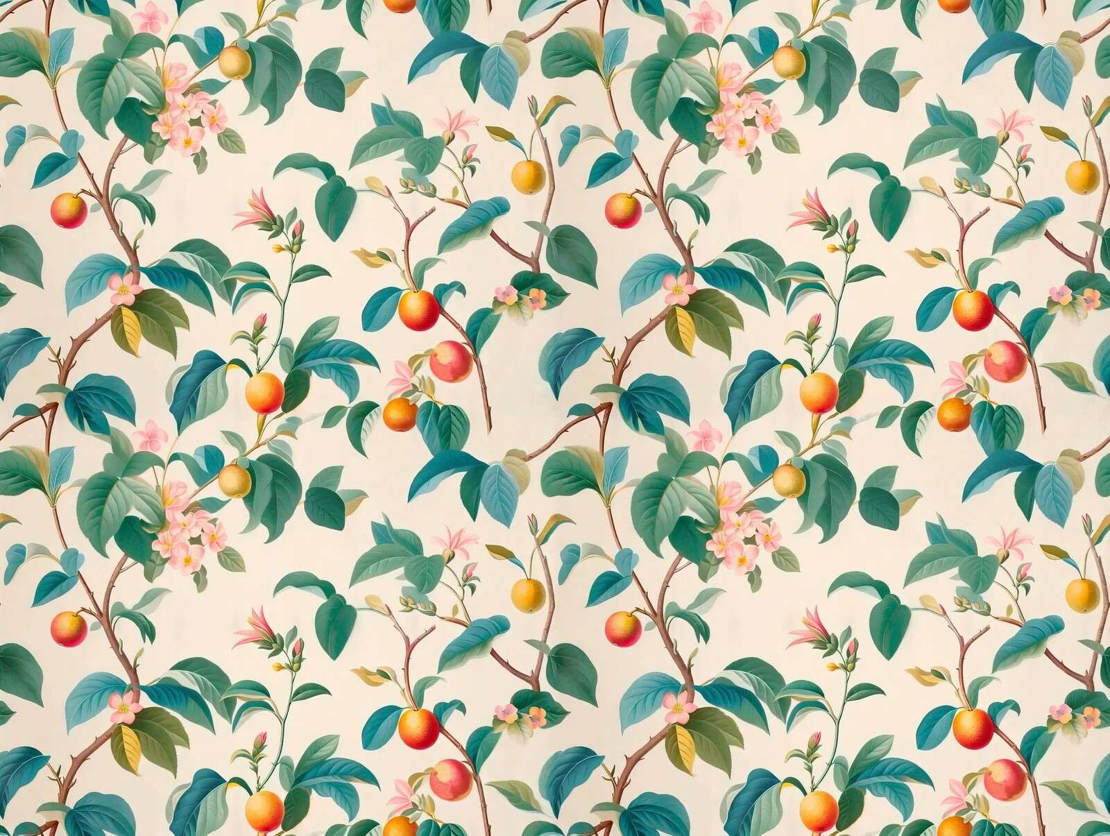 Fruitboom takken met bloesem