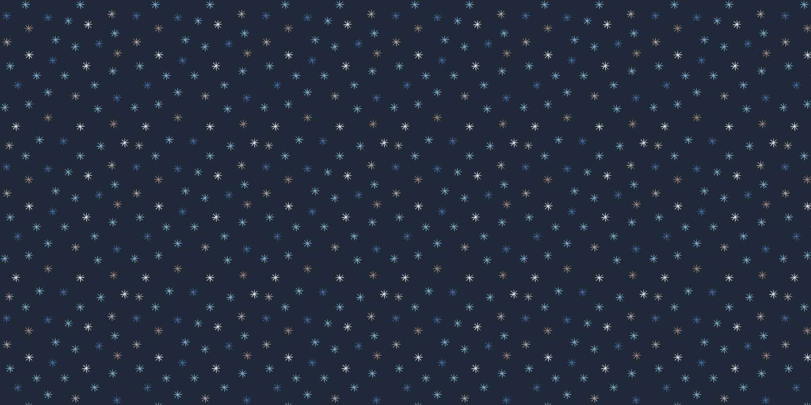 Fonkelende sterrennacht in blauw