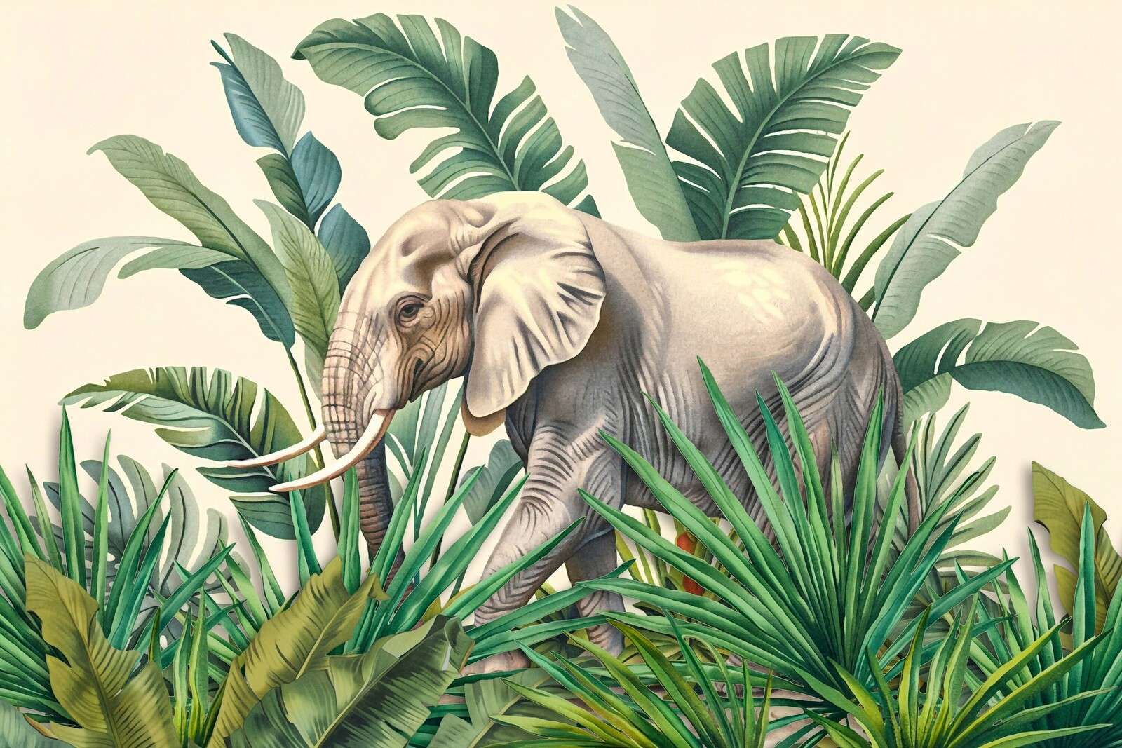 Elephants Tropical Jungle Adventure