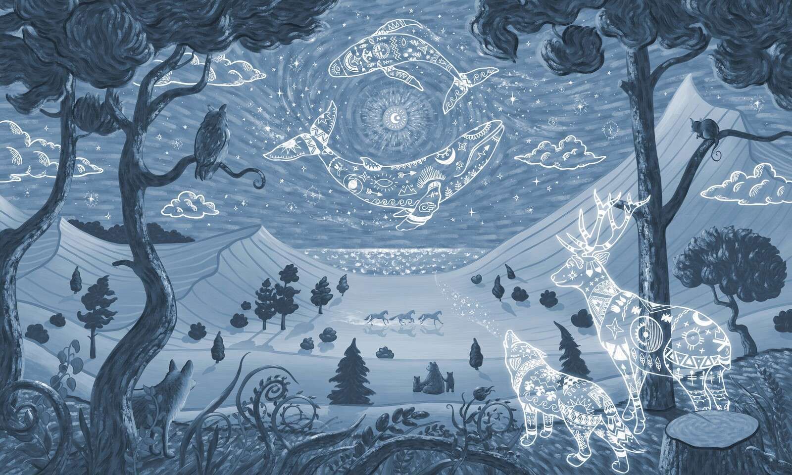 Spirit Night - blue