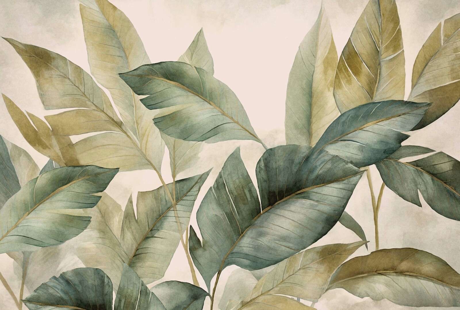 Tropical island foliage