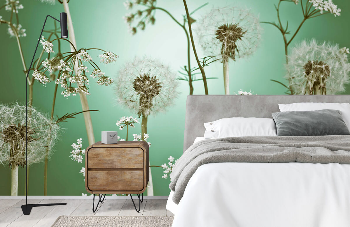 wallpaper Meadow fantasie groen 3