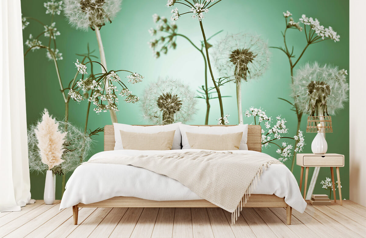 wallpaper Meadow fantasie groen 5