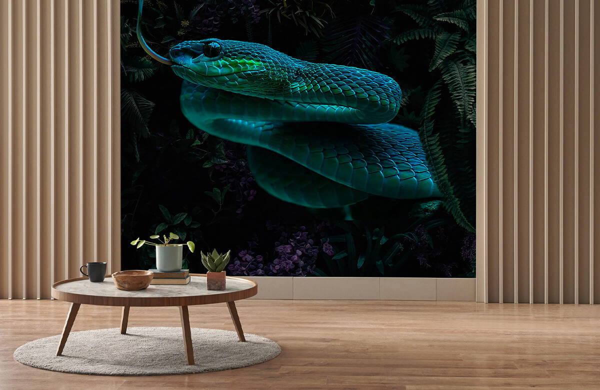 wallpaper Jungle Snake 2