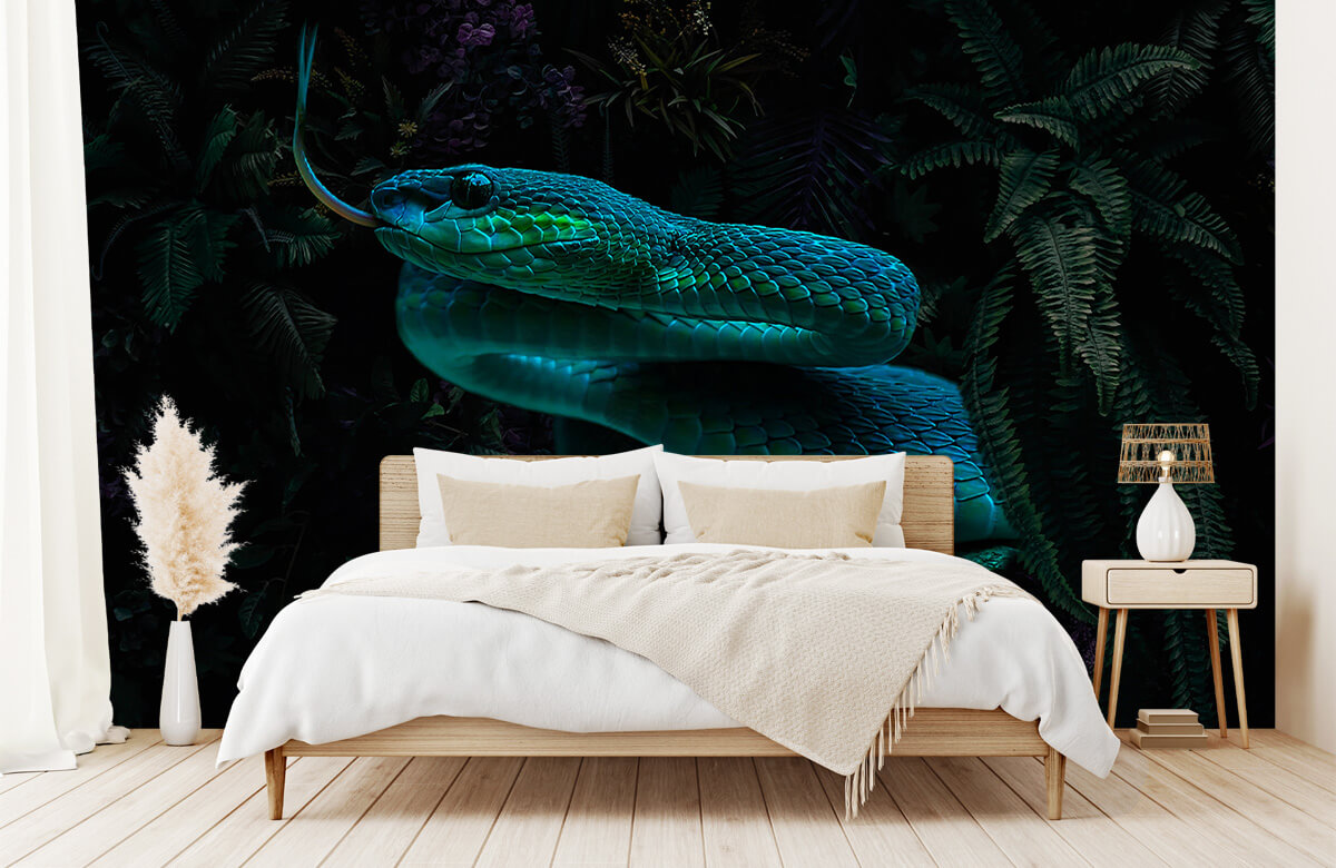 wallpaper Jungle Snake 5