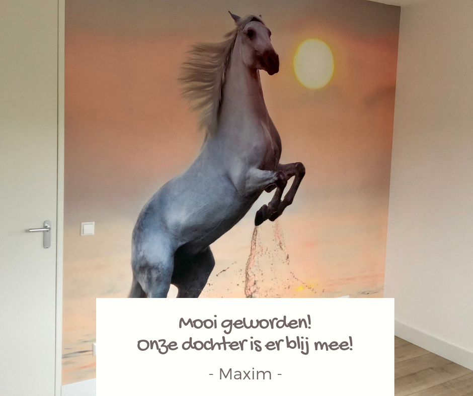 Fotobehang met eigen foto